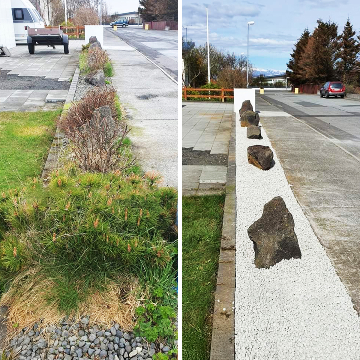 Garða og beðahreinsun snýst um að ryðja burt því sem á ekki heima lengur og skapa hreint og snyrtilegt umhverfi til að njóta. Við tökum til í görðum og beðum þannig að allt fái að njóta sín á ný.