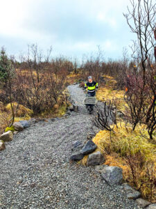 Í Höfðaskógi höfum við gróðursett þúsundir trjáa í lundinum sem við köllum Elínarlund. Þar erum við að rækta skóg og byggja upp útivistarsvæði sem fær að vaxa og þróast með tímanum. Elínarlundur er hluti af samfélagsábyrgð Garðaþjónustu Sigurjóns og endurspeglar þá nálgun að vega upp á móti trjáfellingum með markvissri gróðursetningu.