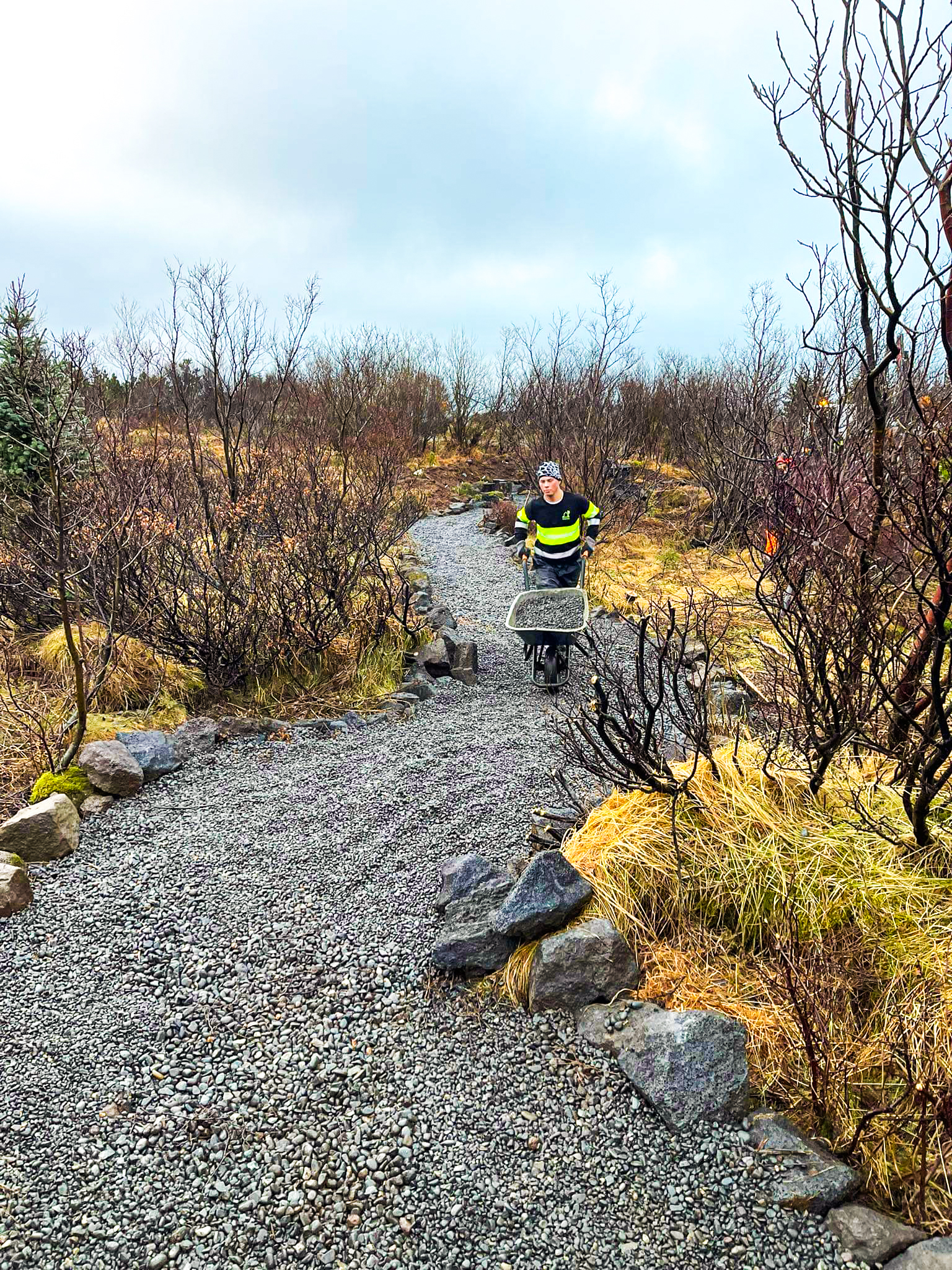 Í Höfðaskógi höfum við gróðursett þúsundir trjáa í lundinum sem við köllum Elínarlund. Þar erum við að rækta skóg og byggja upp útivistarsvæði sem fær að vaxa og þróast með tímanum. Elínarlundur er hluti af samfélagsábyrgð Garðaþjónustu Sigurjóns og endurspeglar þá nálgun að vega upp á móti trjáfellingum með markvissri gróðursetningu.